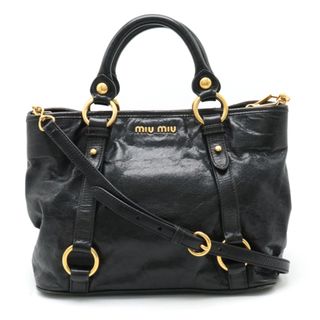 ミュウミュウ(miumiu)のミュウ ミュウ ミュウミュウ ハンドバッグ トートバッグ （22400642）(ショルダーバッグ)