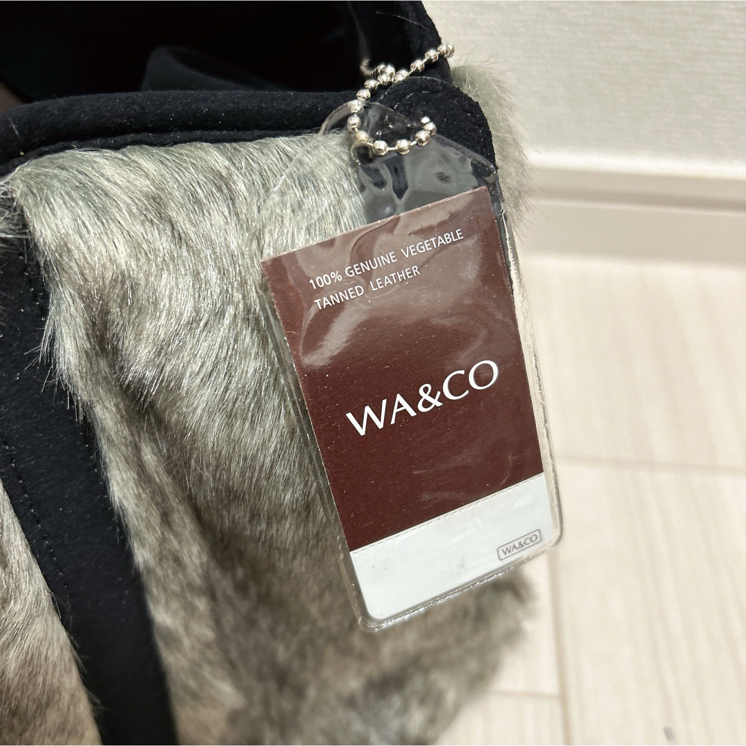 新品 WA&CO レディース パーティーバッグ ハンドバッグ ファーバッグ レディースのバッグ(ハンドバッグ)の商品写真