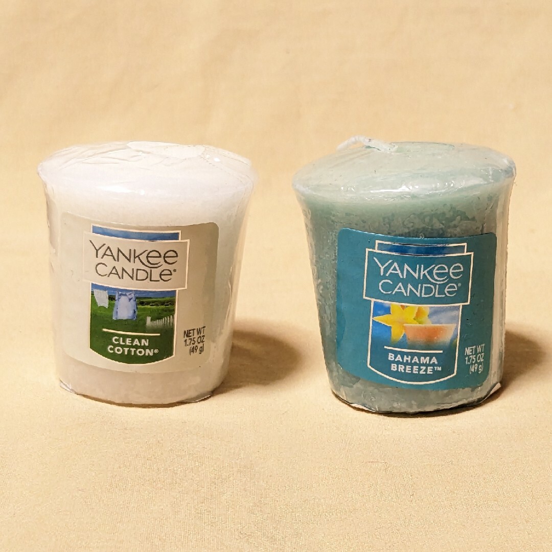 YANKee CANDLe(ヤンキーキャンドル)のYANKEE CANDLE  サンプラー　クリーンコットン　バハマブリーズ コスメ/美容のリラクゼーション(キャンドル)の商品写真