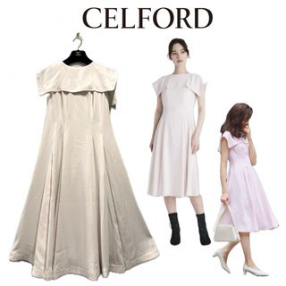 CELFORD - 【CELFORD】フレアカラーフィット＆フレアワンピース【雑誌掲載完売品】