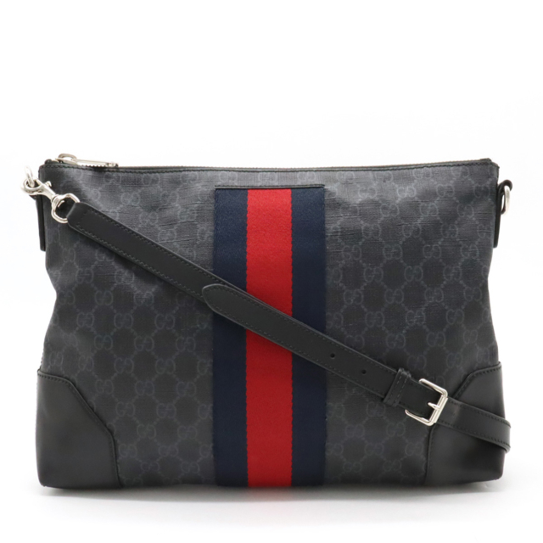 Gucci(グッチ)のグッチ GGスプリーム ウェブライン メッセンジャーバッグ （12401012） メンズのバッグ(ショルダーバッグ)の商品写真