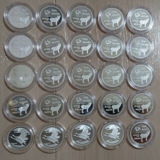 【専用出品】5,000円銀貨プルーフ 記念硬貨 25枚セット(貨幣)