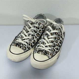 コンバース(CONVERSE)のコンバース　チャックテイラー　24.0 　レオパード(スニーカー)