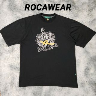 ロカウェア(Rocawear)のROCAWEAR ロカウェア Tシャツ 黒ブラック 90s 00s y2k(Tシャツ/カットソー(半袖/袖なし))