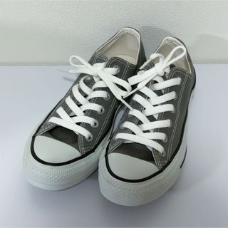 コンバース(CONVERSE)のコンバース　グレー　23.5(スニーカー)