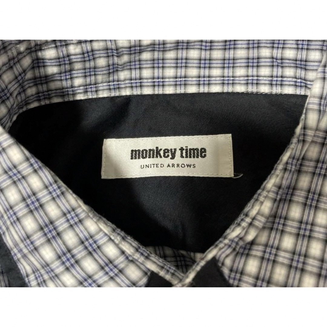 MONKEY TIME（UNITED ARROWS）(モンキータイム)のMONKEY TIME(モンキータイム) チェックシャツ 日本製 メンズのトップス(シャツ)の商品写真