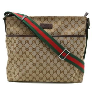 グッチ(Gucci)のグッチ GGキャンバス シェリーライン ウェブライン （12410559）(ショルダーバッグ)