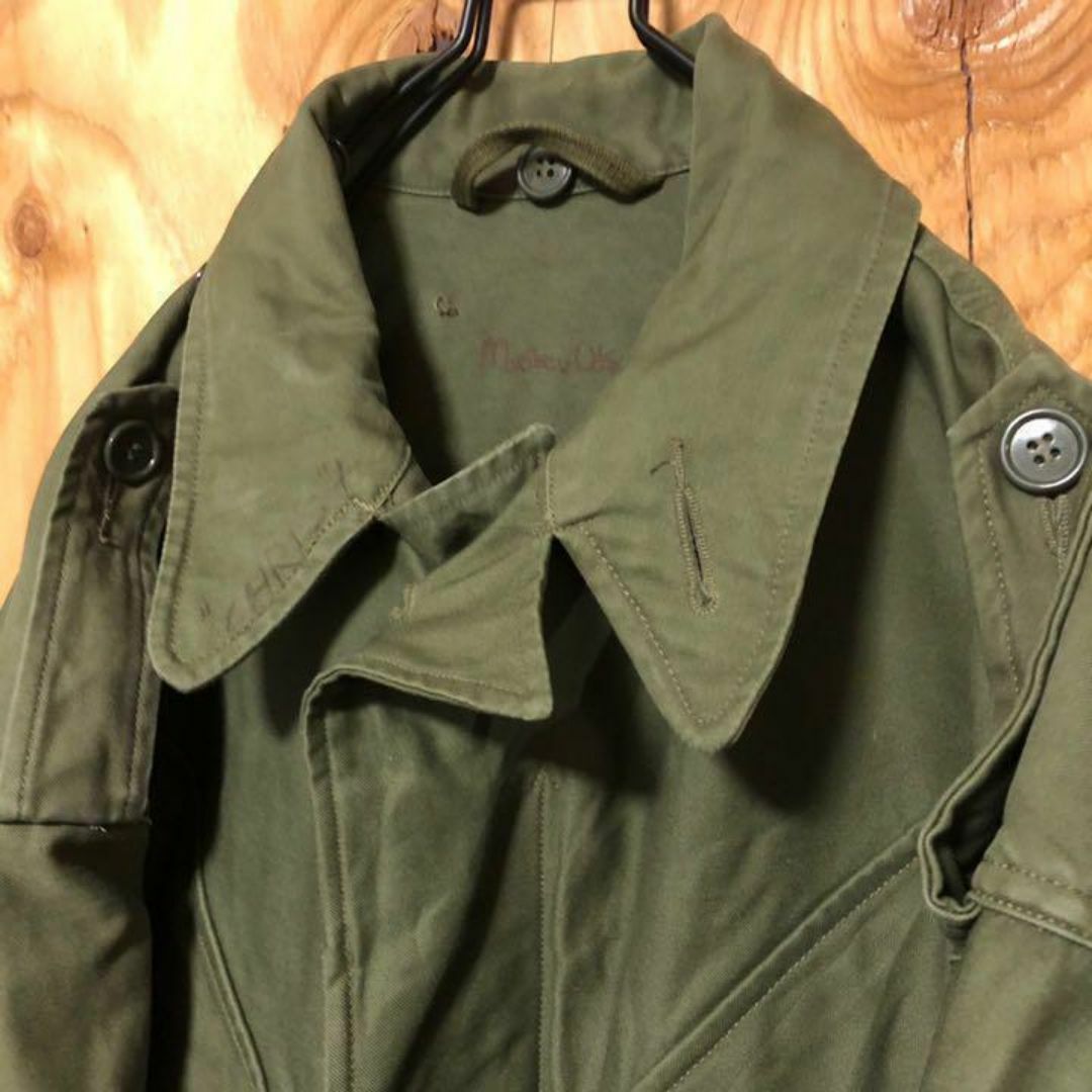 モスグリーン アウター ミリタリー 軍服 USA古着 90s 長袖 ジャケット メンズのジャケット/アウター(ミリタリージャケット)の商品写真