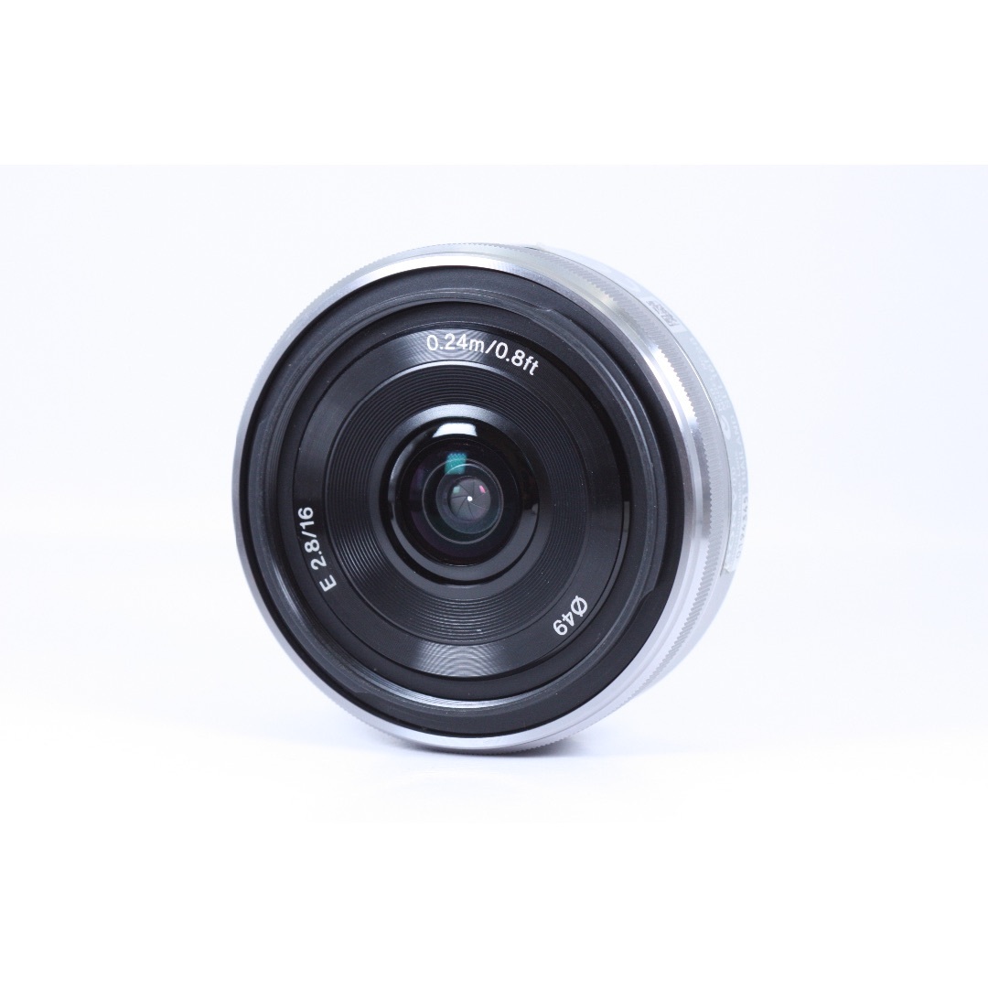 SONY(ソニー)のSONY SEL E 16mm F2.8 カビ曇りなし 動作確認済み#55 スマホ/家電/カメラのカメラ(レンズ(単焦点))の商品写真