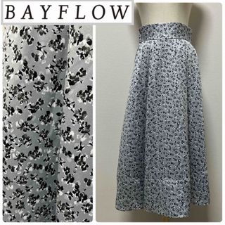 ベイフロー(BAYFLOW)のベイフロー　花柄フレアロングスカート(ロングスカート)