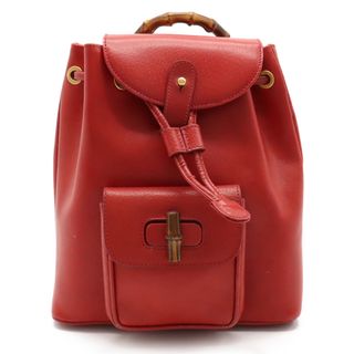 グッチ(Gucci)のグッチ バンブー リュックサック バックパック （12410577）(リュック/バックパック)