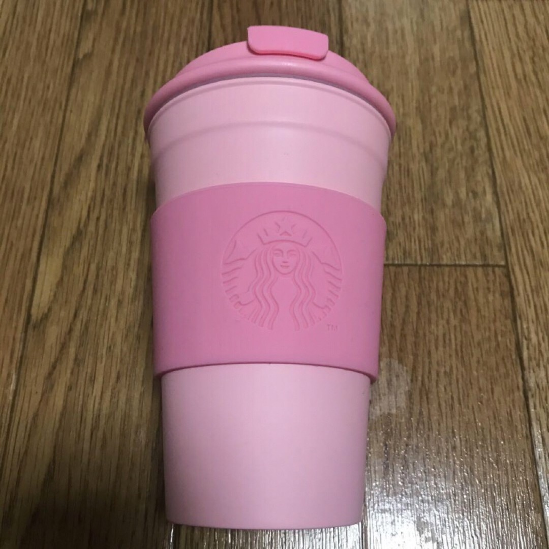 Starbucks(スターバックス)のLIMITED EDITION スタバ　スターバックス　PLAタンブラー　ピンク インテリア/住まい/日用品のキッチン/食器(タンブラー)の商品写真