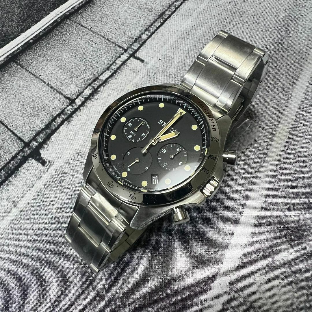 新品 SEIKO 別注 セイコー × ナノユニバース クオーツ クロノグラフ メンズの時計(金属ベルト)の商品写真