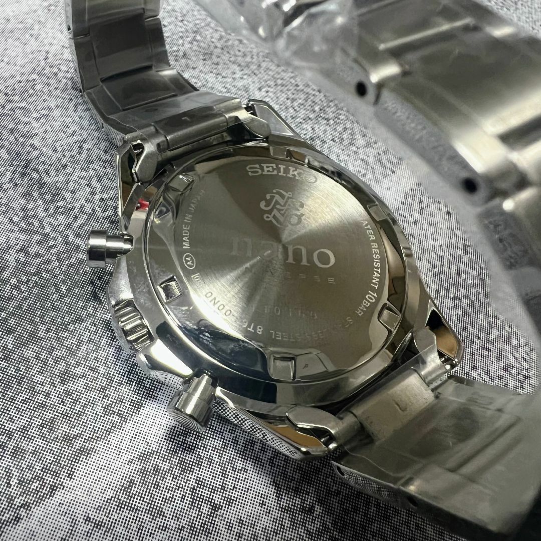 新品 SEIKO 別注 セイコー × ナノユニバース クオーツ クロノグラフ メンズの時計(金属ベルト)の商品写真