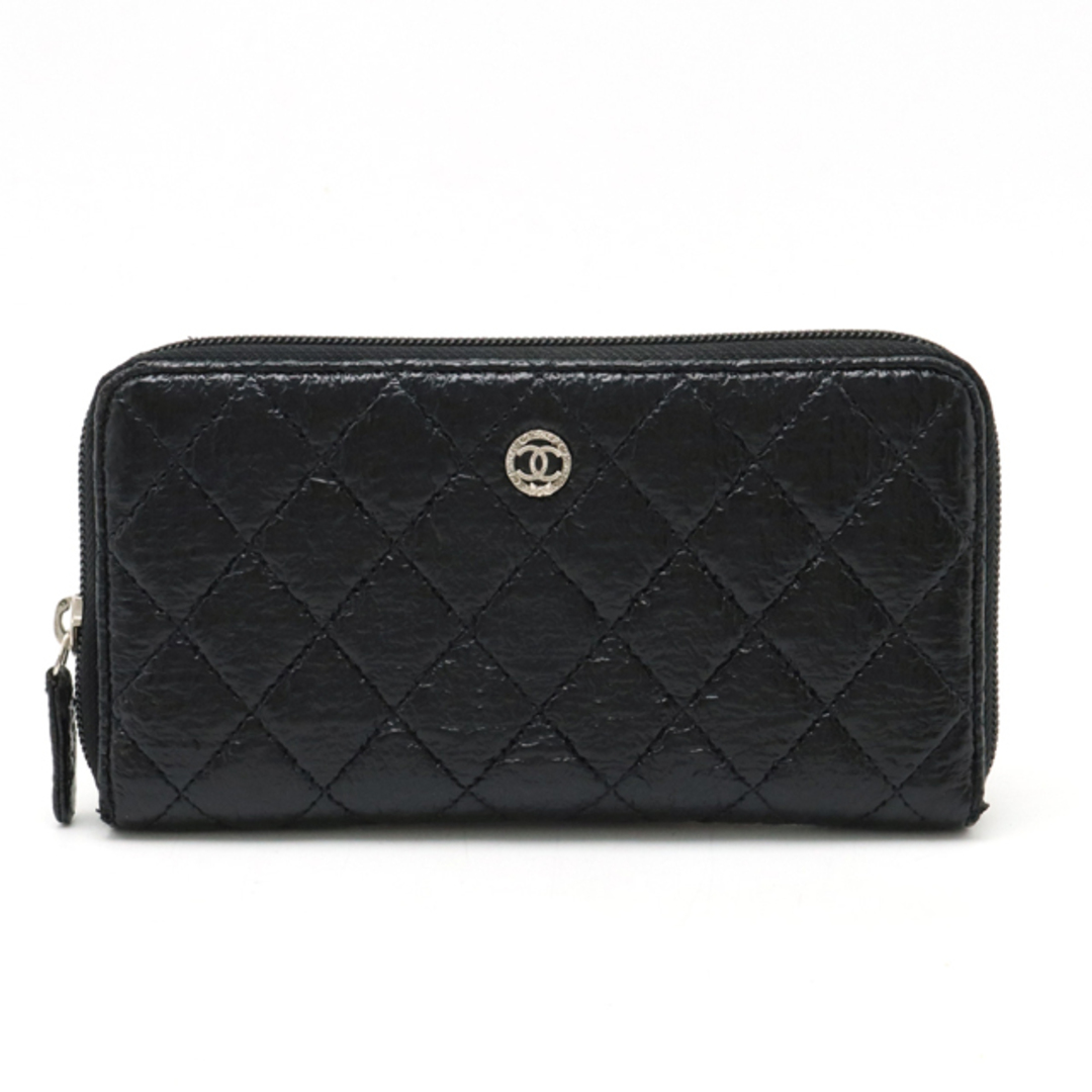 CHANEL - シャネル マトラッセ ココマーク ラウンドファスナー CHANEL - シャネル マトラッセ ココマーク ラウンドファスナー