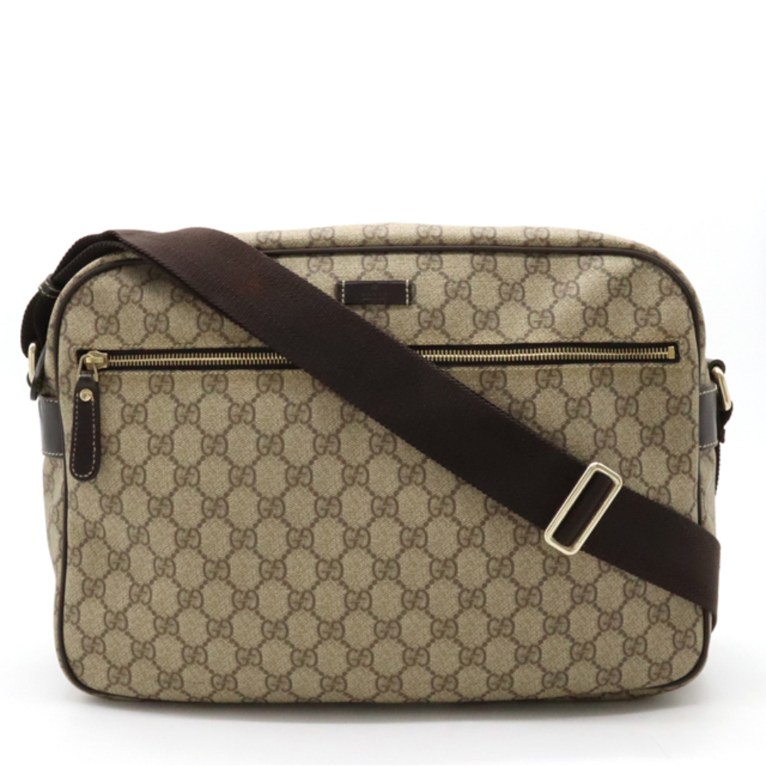 Gucci(グッチ)のグッチ GGスプリーム ショルダーバッグ 斜め掛け PVC （12400234） メンズのバッグ(ショルダーバッグ)の商品写真