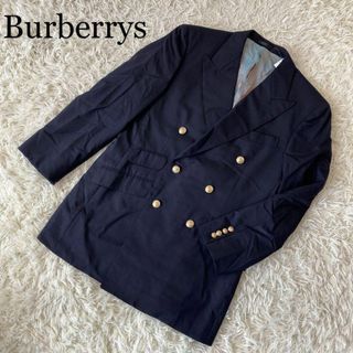 バーバリー(BURBERRY)のBurberrys ダブルジャケット ブレザー 金ボタン 内側タマムシ 40R(テーラードジャケット)