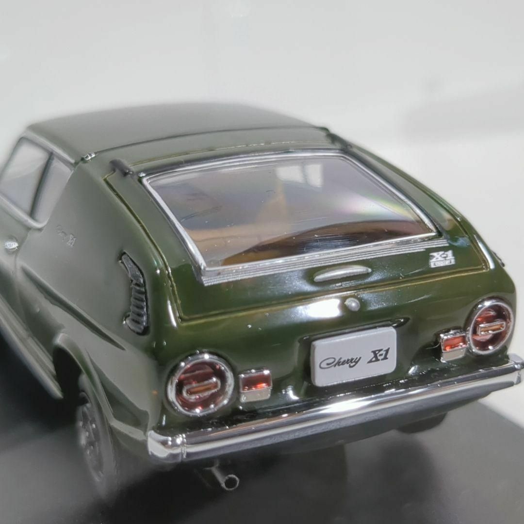 EBBRO エブロ 1/43 日産 チェリークーペ X-1 グリーン ミニカー エンタメ/ホビーのおもちゃ/ぬいぐるみ(ミニカー)の商品写真