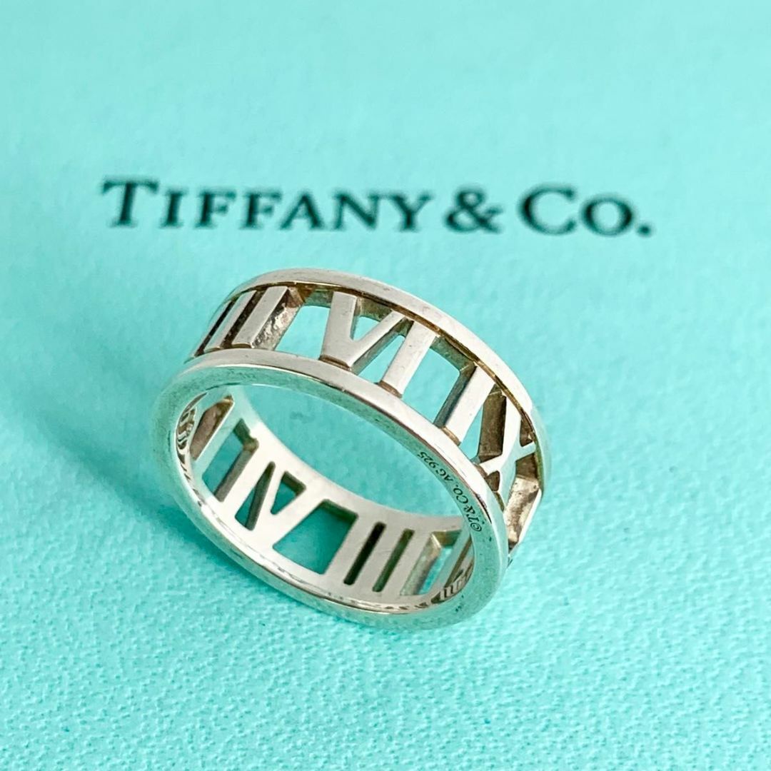 Tiffany & Co.(ティファニー)のTIFFANY&Co. ティファニー アトラス オープン リング y73-2 レディースのアクセサリー(リング(指輪))の商品写真