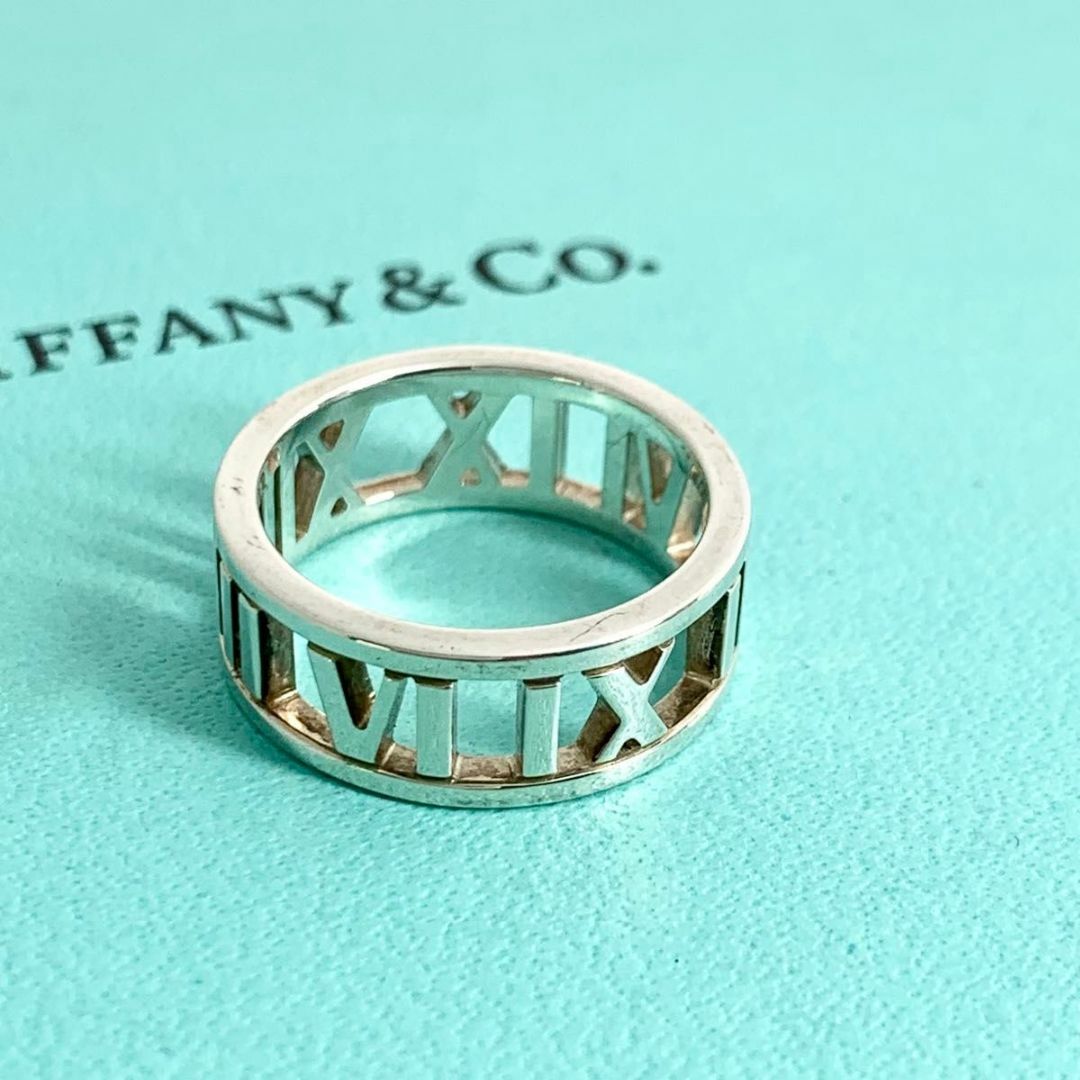 Tiffany & Co.(ティファニー)のTIFFANY&Co. ティファニー アトラス オープン リング y73-2 レディースのアクセサリー(リング(指輪))の商品写真