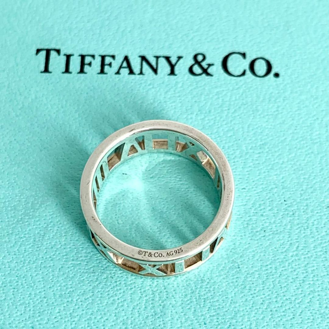 Tiffany & Co.(ティファニー)のTIFFANY&Co. ティファニー アトラス オープン リング y73-2 レディースのアクセサリー(リング(指輪))の商品写真