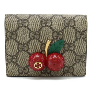 グッチ(Gucci)のグッチ GGスプリーム コンパクトウォレット 2つ折財布 （12400933）(財布)