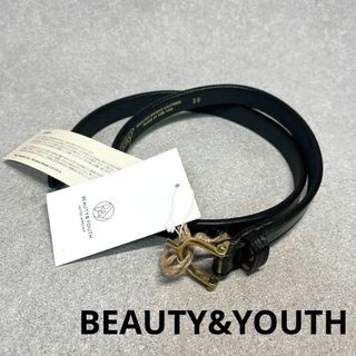 ビューティアンドユースユナイテッドアローズ(BEAUTY&YOUTH UNITED ARROWS)のタグ付未使用　BEAUTY&YOUTH  メンズベルトTORY LEATHER(ベルト)