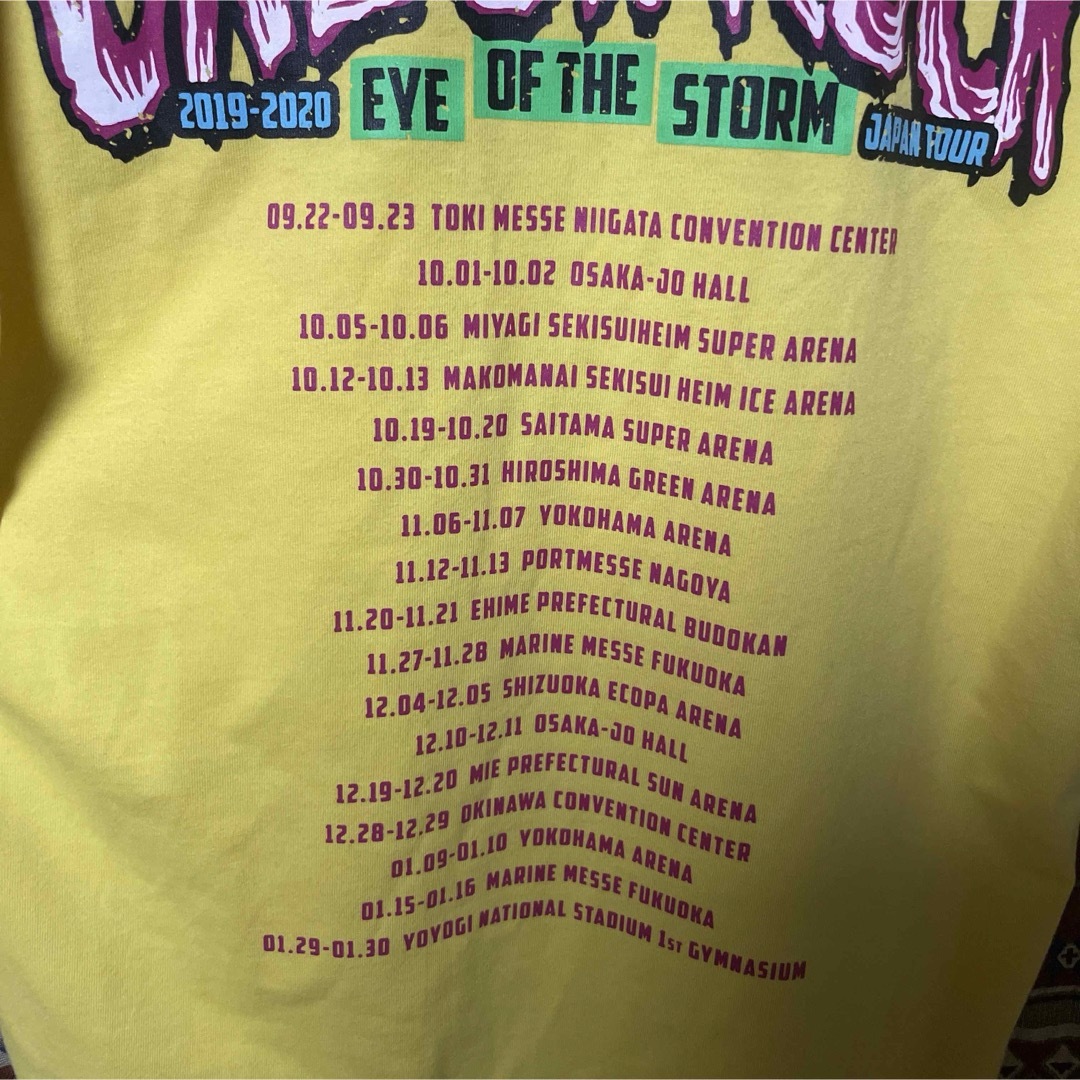 ONE OK ROCK(ワンオクロック)のワンオク EXE OF THE STORM JAPAN TOUR Tシャツ  メンズのトップス(Tシャツ/カットソー(半袖/袖なし))の商品写真