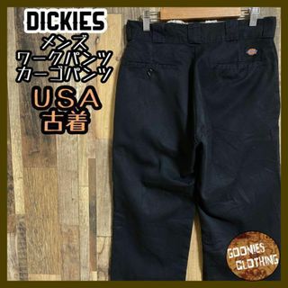 ディッキーズ(Dickies)の874 ディッキーズ ワーク パンツ アメカジ ストリート ブラック USA古着(ワークパンツ/カーゴパンツ)