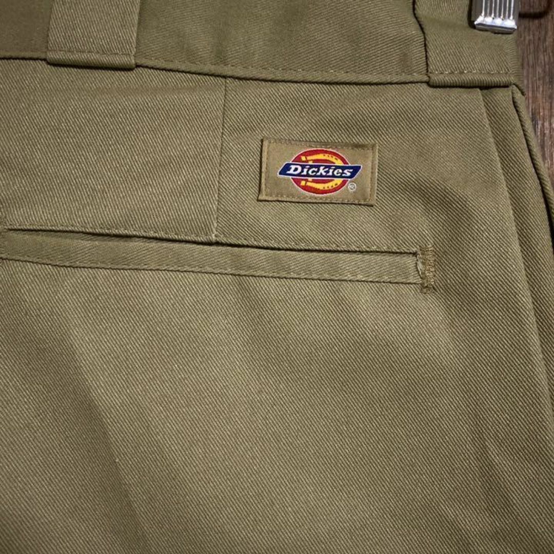 Dickies(ディッキーズ)のディッキーズ メンズ ワークパンツ ベージュ ロゴ 36 XL USA 古着 メンズのパンツ(ワークパンツ/カーゴパンツ)の商品写真