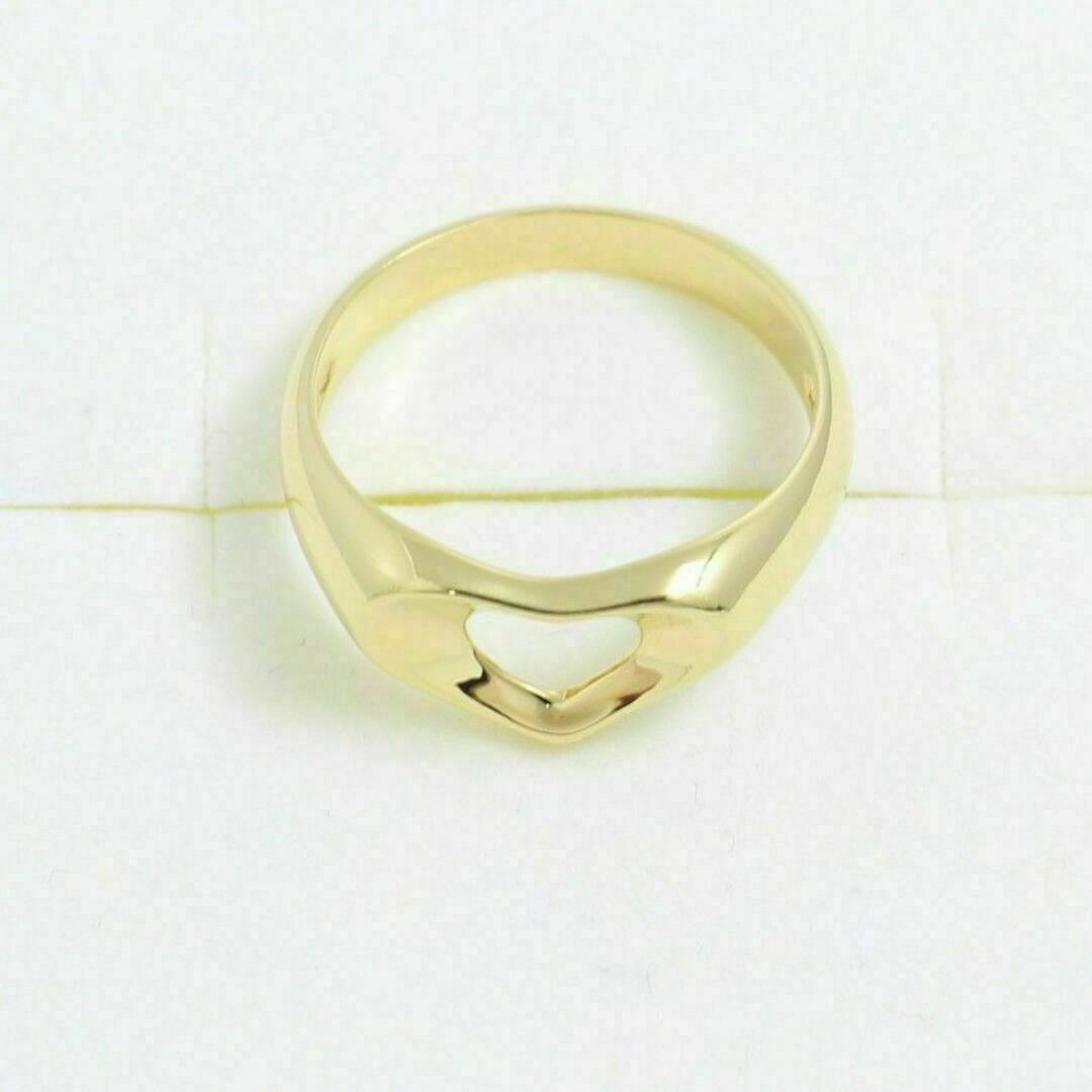 Tiffany & Co.(ティファニー)のティファニー　TIFFANY　K18YG　11.5号　オープンハートリング レディースのアクセサリー(リング(指輪))の商品写真