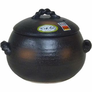 三鈴陶器(Misuzutouki) ご飯土鍋 1合炊き 四日市 万古焼 三鈴陶器(調理道具/製菓道具)