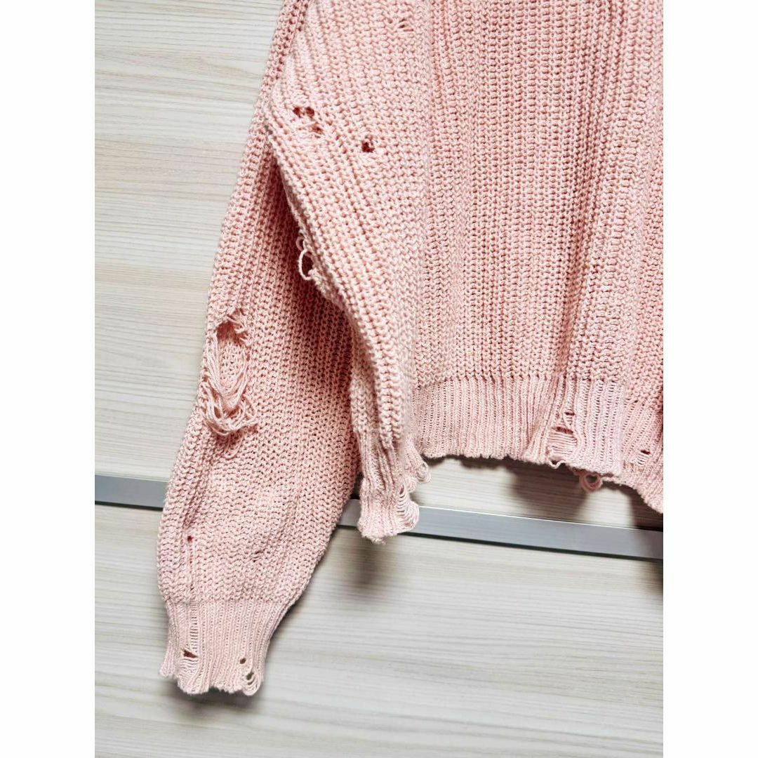 Maison MIHARA YASUHIRO(メゾンミハラヤスヒロ)のL 2024SS 入手困難 KAMIYA BORO Knit Sweater レディースのトップス(ニット/セーター)の商品写真