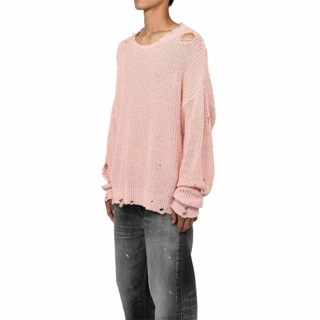 Maison MIHARA YASUHIRO(メゾンミハラヤスヒロ)のL 2024SS 入手困難 KAMIYA BORO Knit Sweater レディースのトップス(ニット/セーター)の商品写真