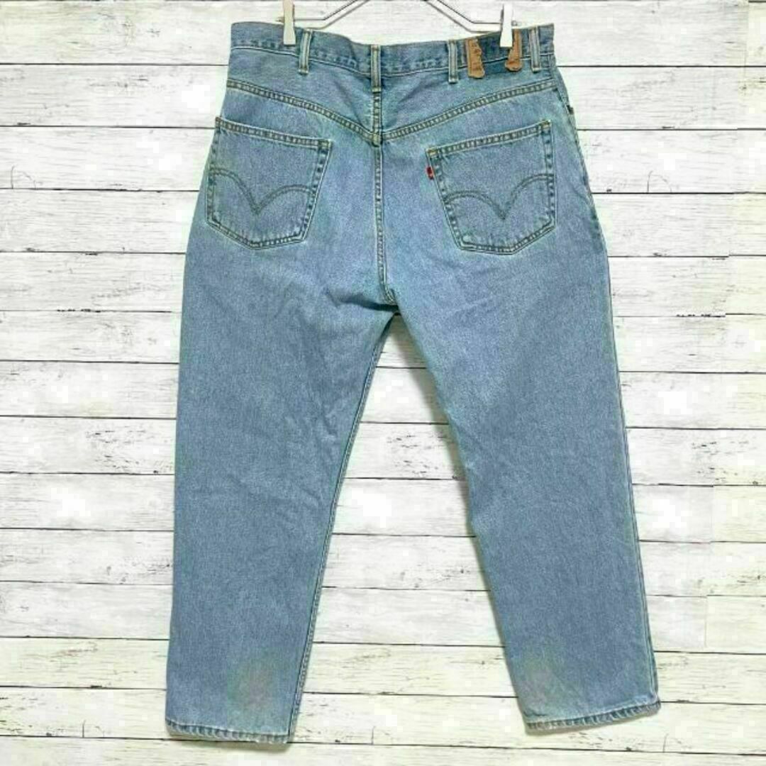 Levi's(リーバイス)のt48 メキシコ製 リーバイス550 アイスブルー W38 デニム ジーンズ メンズのパンツ(デニム/ジーンズ)の商品写真