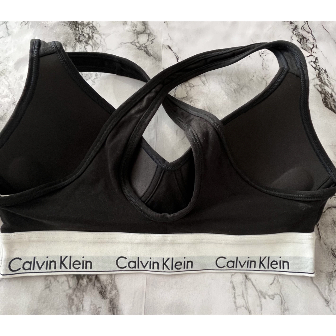 Calvin Klein(カルバンクライン)の【新品未使用】01 カルバンクライン　ブラレット　ブラトップ　ブラック　S レディースの下着/アンダーウェア(ブラ)の商品写真