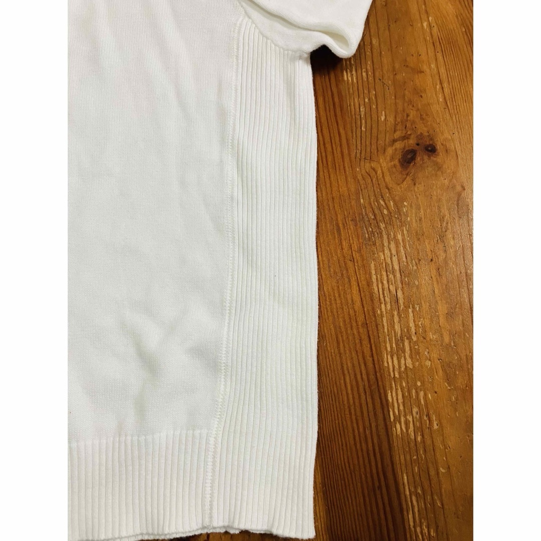 COMME CA DU MODE(コムサデモード)のUSED コムサデモードFILLE オフホワイトカーデ キッズ/ベビー/マタニティのキッズ服女の子用(90cm~)(Tシャツ/カットソー)の商品写真
