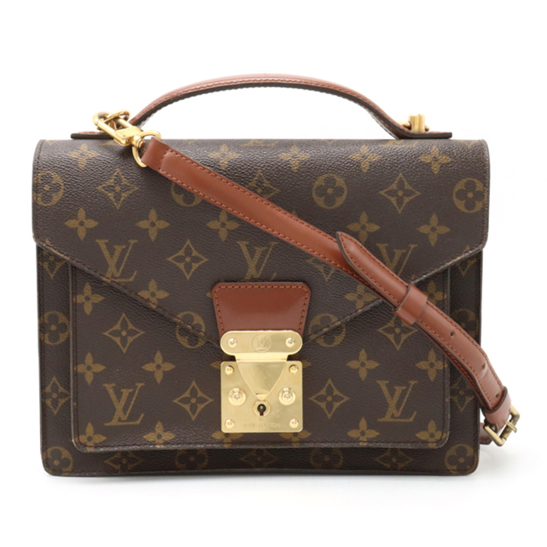 LOUIS VUITTON(ルイヴィトン)のルイ ヴィトン モノグラム モンソー26 セカンドバッグ （12410652） メンズのバッグ(セカンドバッグ/クラッチバッグ)の商品写真