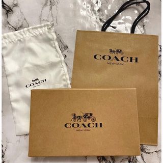 コーチ(COACH)の【新品未使用】01 コーチ　coach ショップ袋　ショッパー　ギフトボックス(ショップ袋)