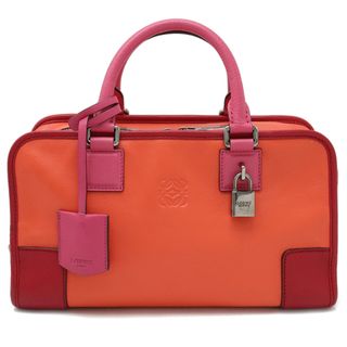 ロエベ(LOEWE)のロエベ アマソナ28 トリコロール ハンドバッグ （12410777）(ハンドバッグ)