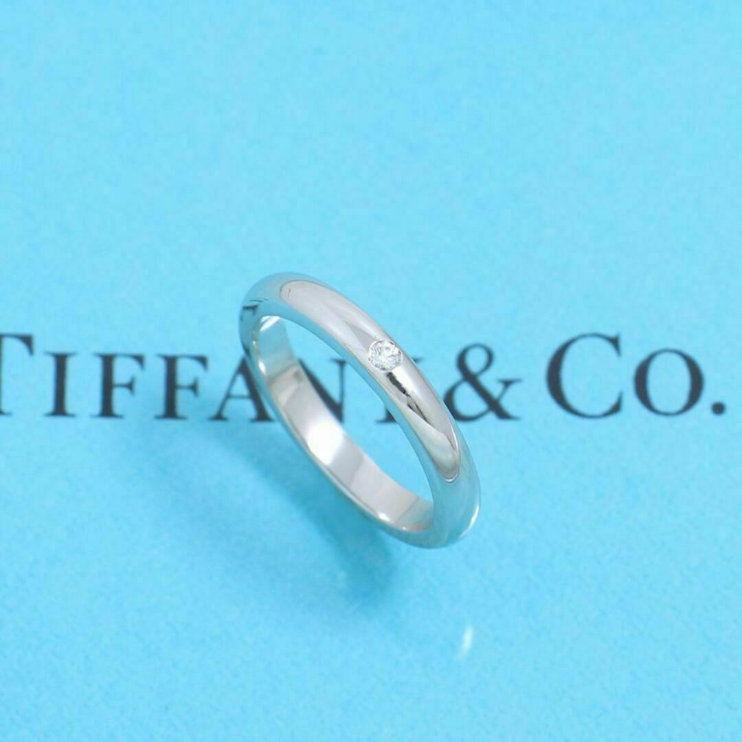 Tiffany & Co.(ティファニー)のティファニー　TIFFANY　PT950　9号　スタッキングバンドリング　良品 レディースのアクセサリー(リング(指輪))の商品写真