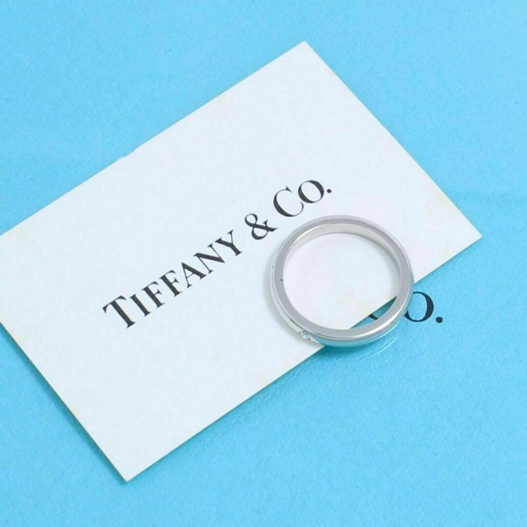 Tiffany & Co.(ティファニー)のティファニー　TIFFANY　PT950　9号　スタッキングバンドリング　良品 レディースのアクセサリー(リング(指輪))の商品写真