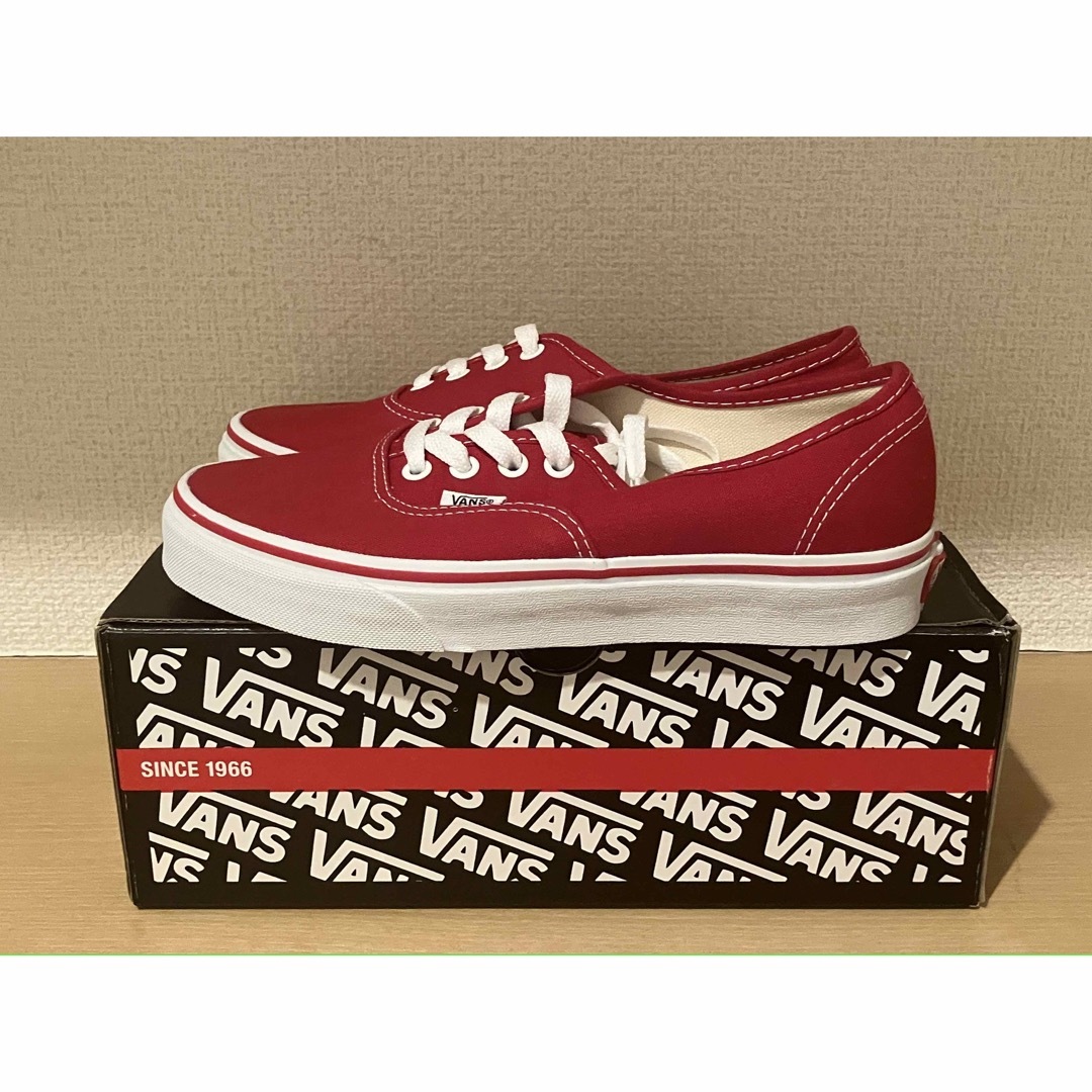 AUTHENTIC（VANS）(オーセンティック)のVANS AUTHENTIC オーセンティック VN-0EE3RED RED レディースの靴/シューズ(スニーカー)の商品写真