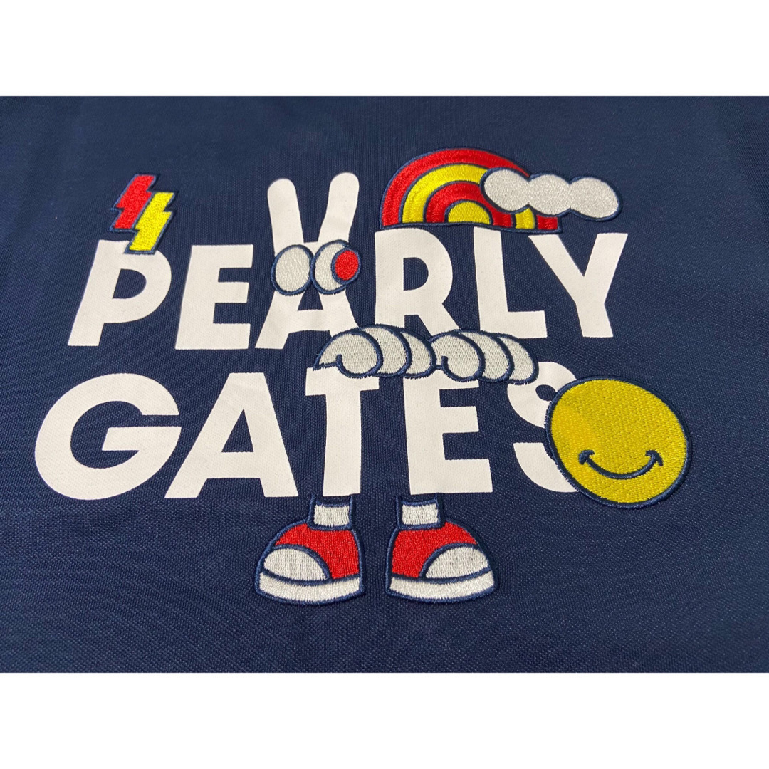 PEARLY GATES(パーリーゲイツ)の新品 正規品 パーリーゲイツ どうしちゃった 半袖 ポロシャツ サイズ6 XL スポーツ/アウトドアのゴルフ(ウエア)の商品写真