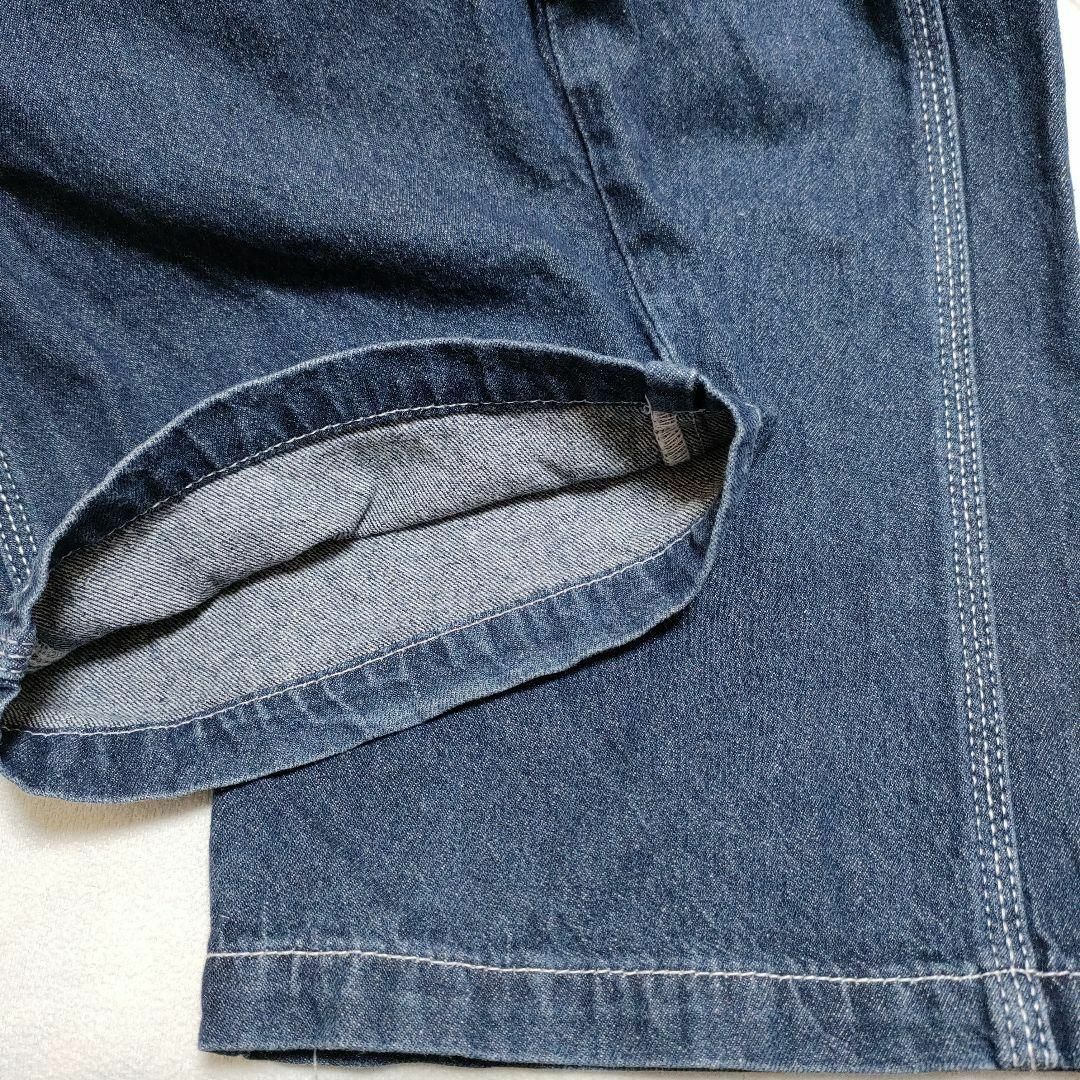 GU(ジーユー)のGU ジーユー (M)　デニムオーバーオール メンズのパンツ(サロペット/オーバーオール)の商品写真