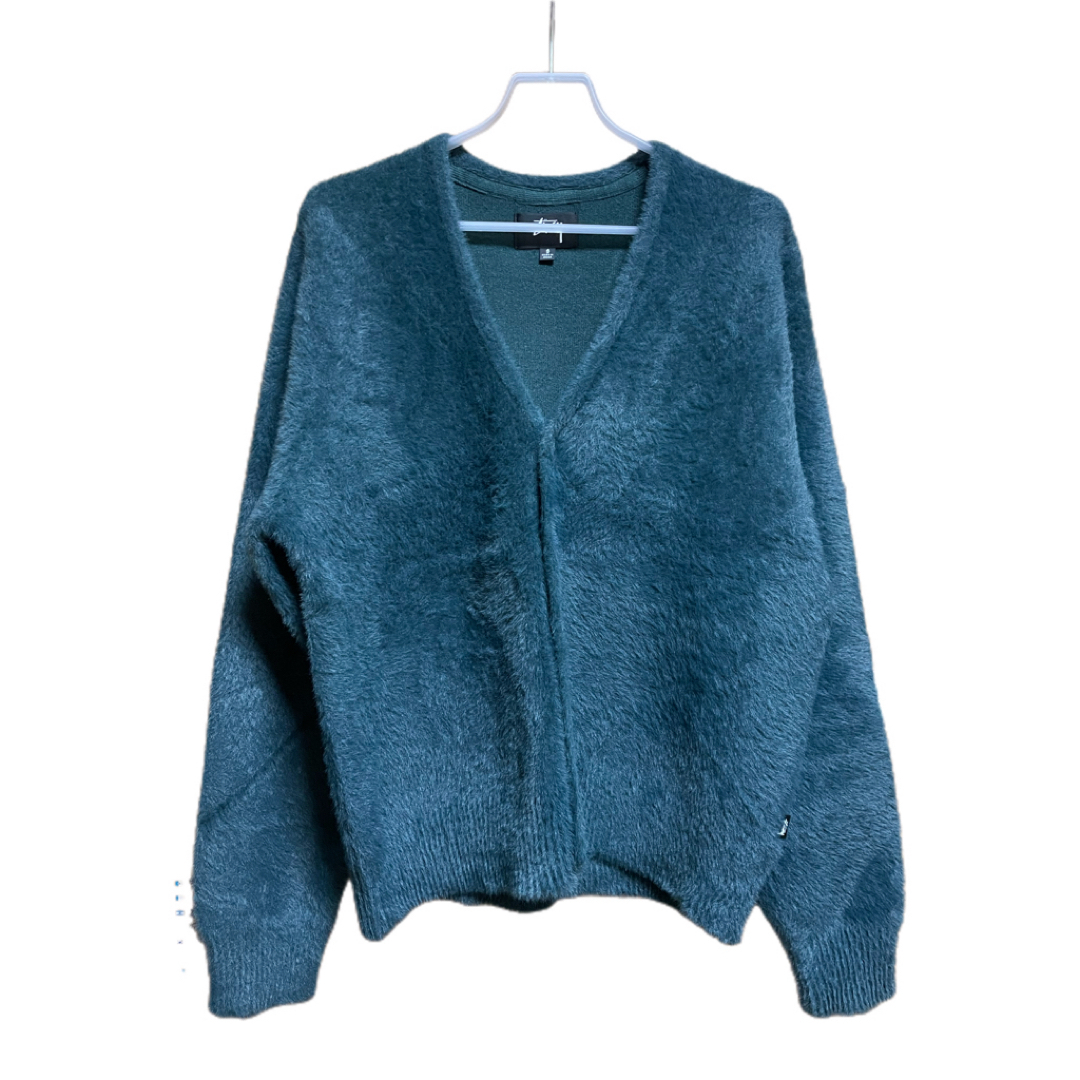 STUSSY(ステューシー)のSTUSSY SHAGGY CARDIGAN ステューシー カーディガン 古着 メンズのトップス(カーディガン)の商品写真