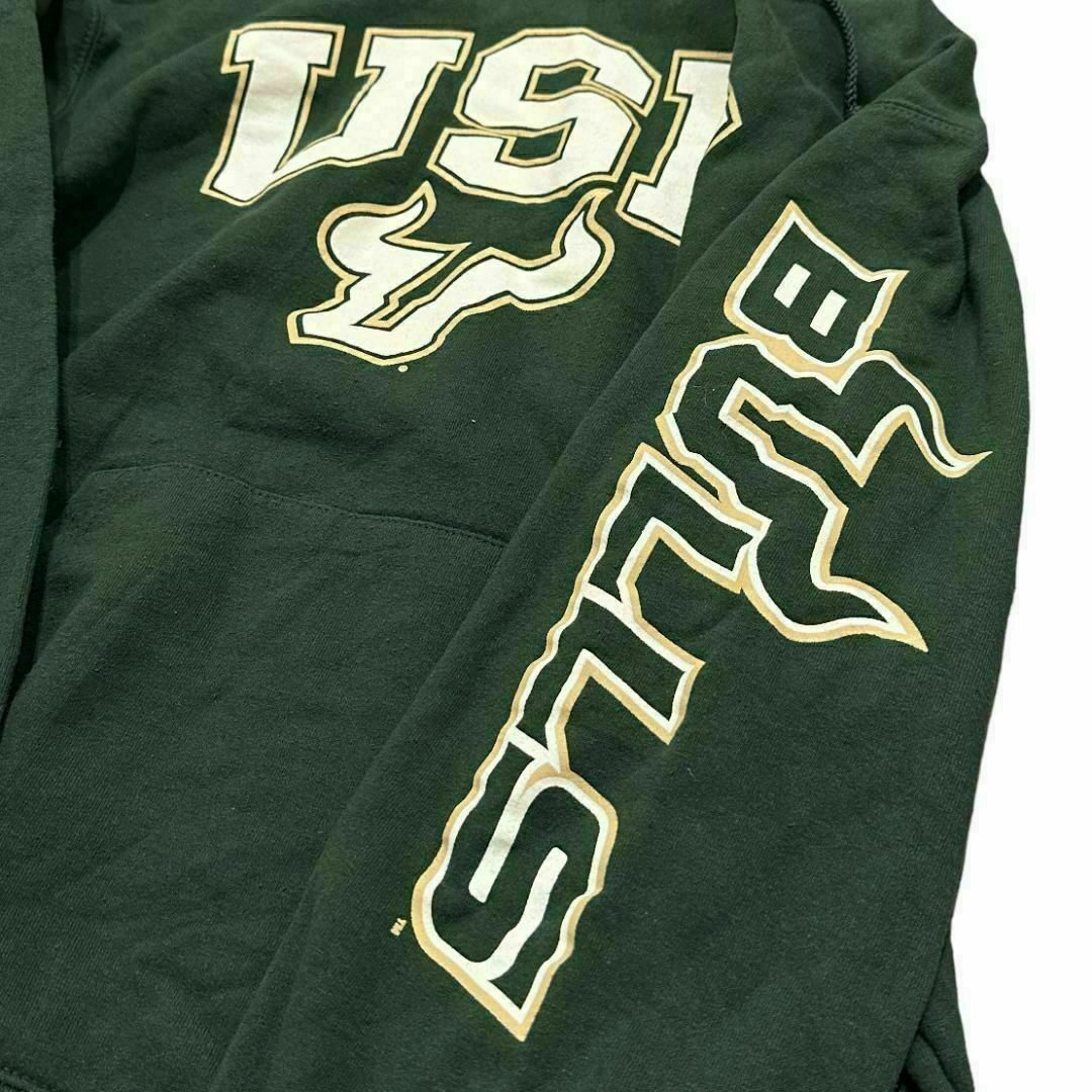 Champion(チャンピオン)のチャンピオン スウェットパーカー USF BULLS 裏起毛 ロゴ刺繍ag10 メンズのトップス(パーカー)の商品写真