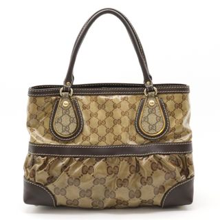 グッチ(Gucci)のグッチ GGクリスタル コーティングキャンバス レザー （12410998）(トートバッグ)