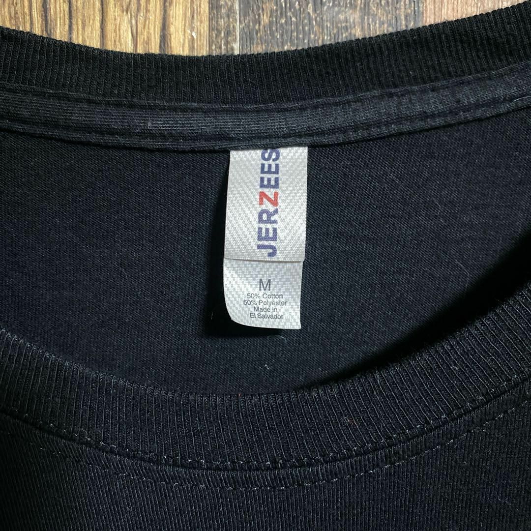 JERZEES(ジャージーズ)のジャージーズ ローリングストーンズ M 黒 USA古着 90s 半袖 Tシャツ メンズのトップス(Tシャツ/カットソー(半袖/袖なし))の商品写真