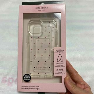 ケイトスペードニューヨーク(kate spade new york)のケイトスペード　iPhone13mini  ドット　ケース(iPhoneケース)